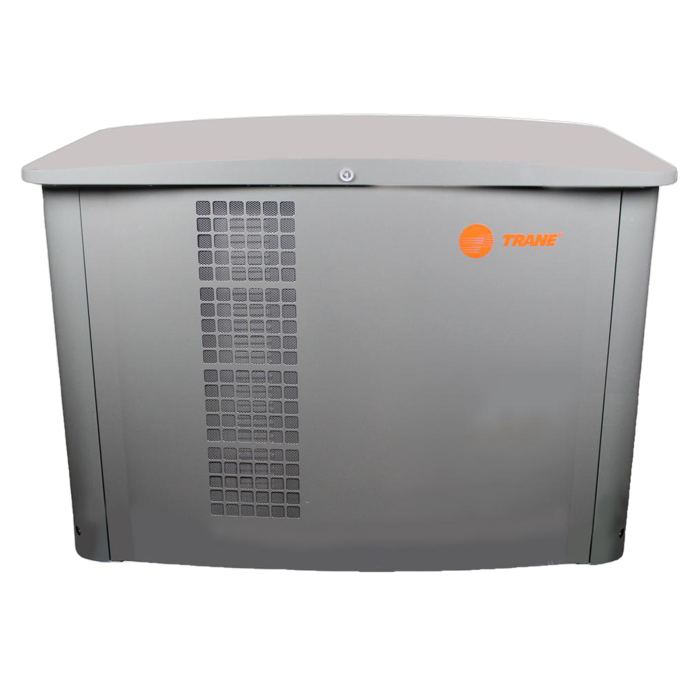 Trane TR20REG-DB 20kW Single Phase Liquid Cooled Standby Generator with 200 Amp ATS and battery New