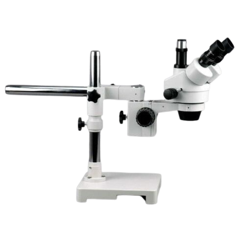 Amscope SM-3T-54S 7X - 45X Boom Stand Trinocular Zoom Stereo Microscope Plus 54 LED Light New