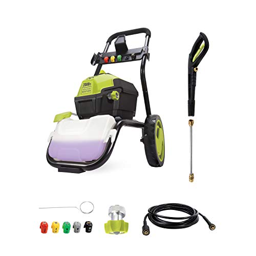 Sun Joe SPX4500 2500 PSI MAX 1.48 GPM High Performance Motor Electric Pressure Washer, Green
