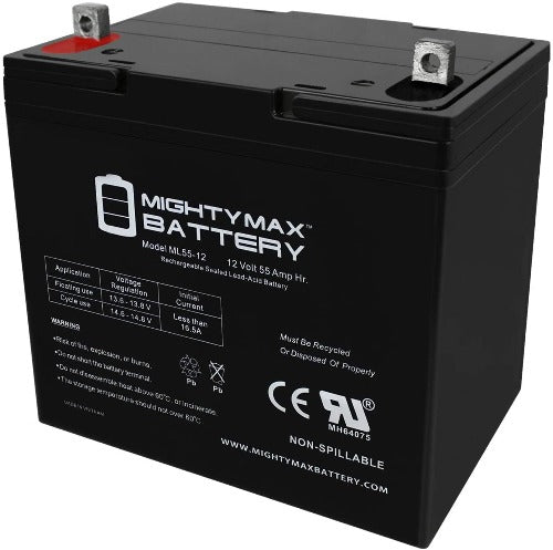 Mighty Max Battery 12V 55 Ah SLA/AGM Battery