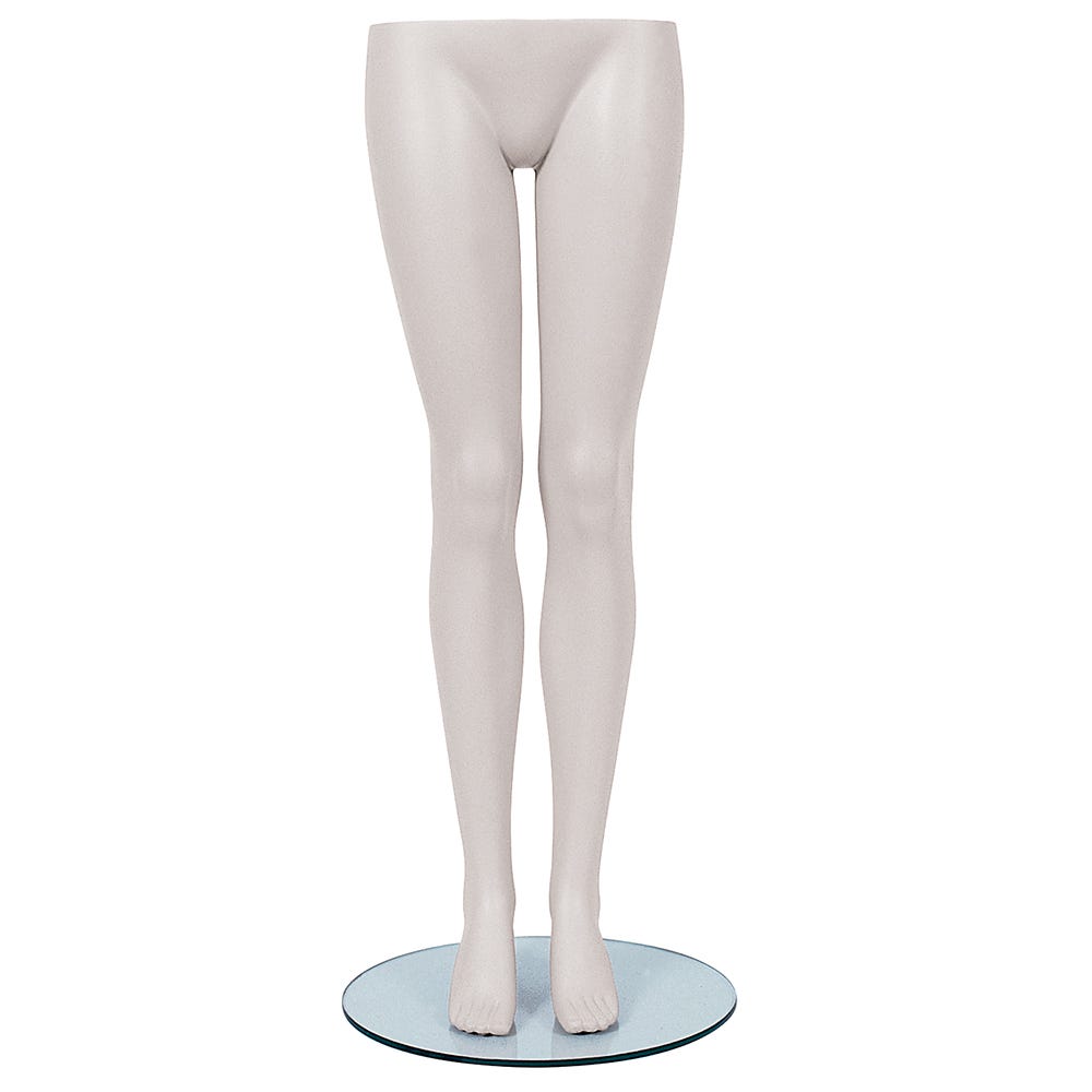 Econoco Female Legs w/ Glass Base