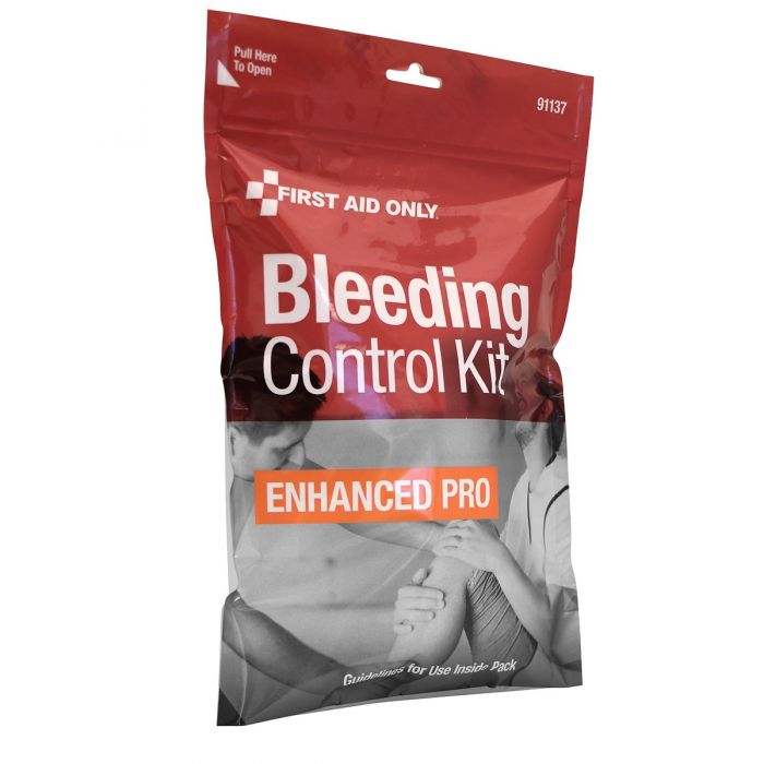 First Aid Only Enhanced Pro Bleeding Control Kit (Case of 2)