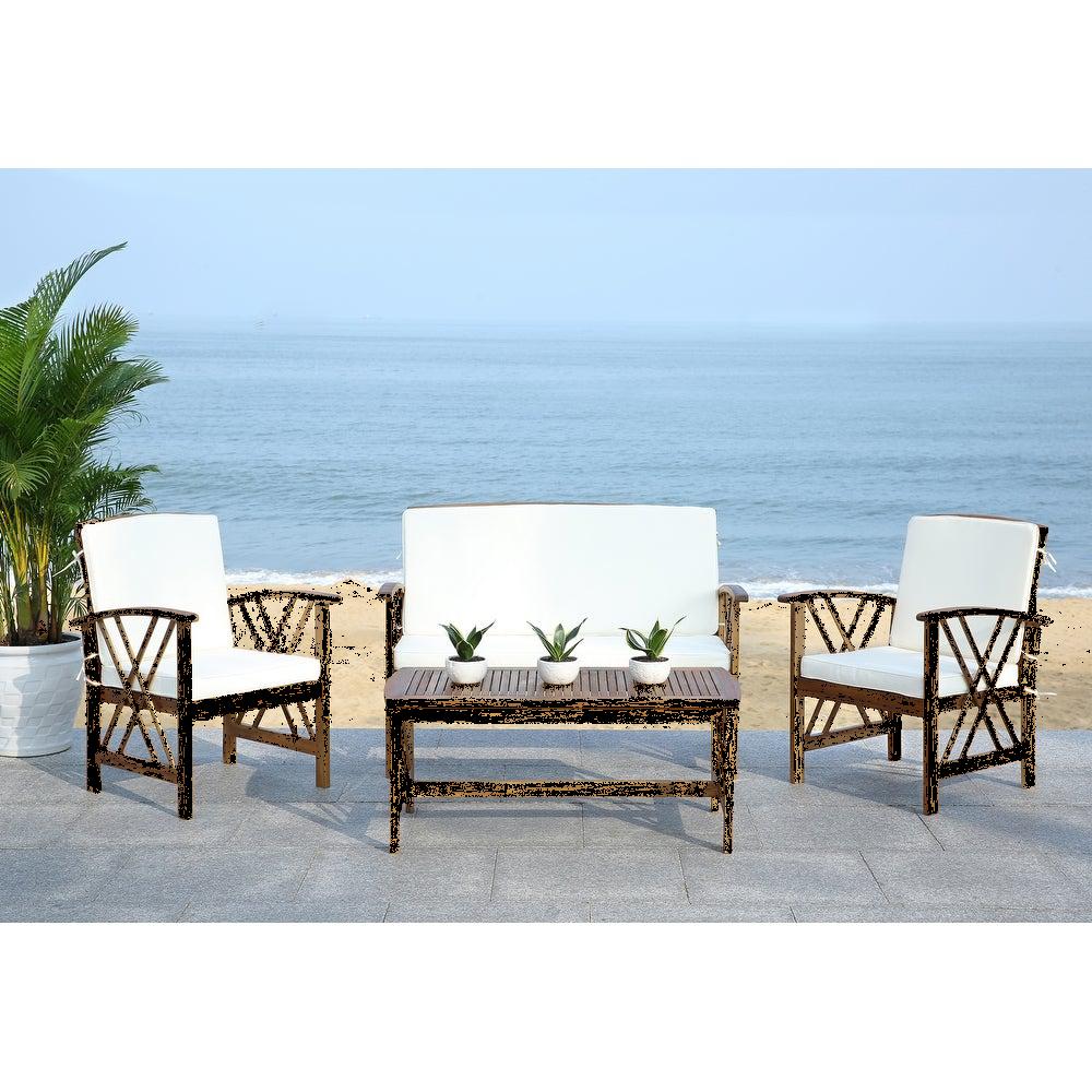 Safavieh Outdoor Living Fontana 4 Pc Outdoor Set