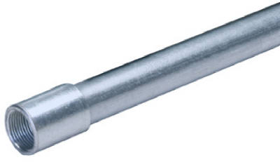 Rigid Conduit, Galvanized Steel, 1/2-In. x 10-Ft.