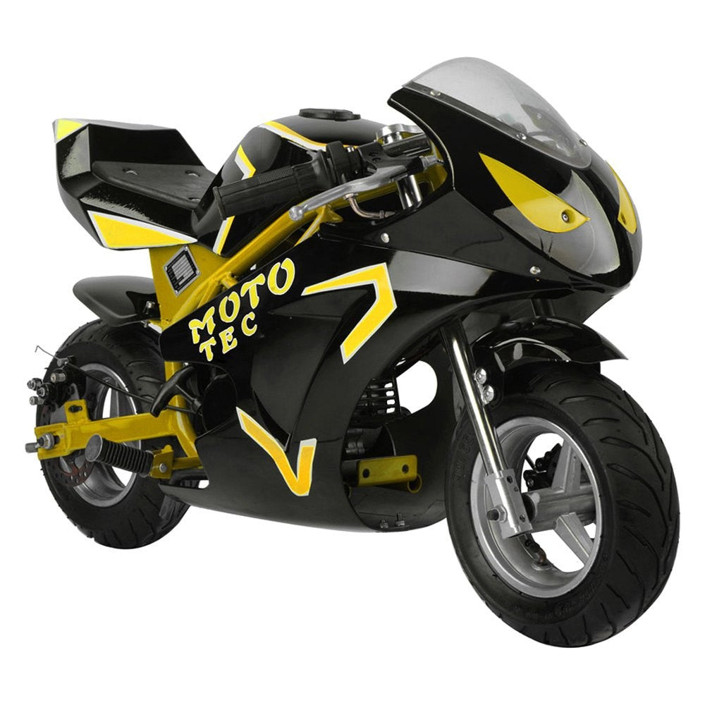 MotoTec 49cc 2-Stroke Gas Kids Pocket Rocket GT Bike