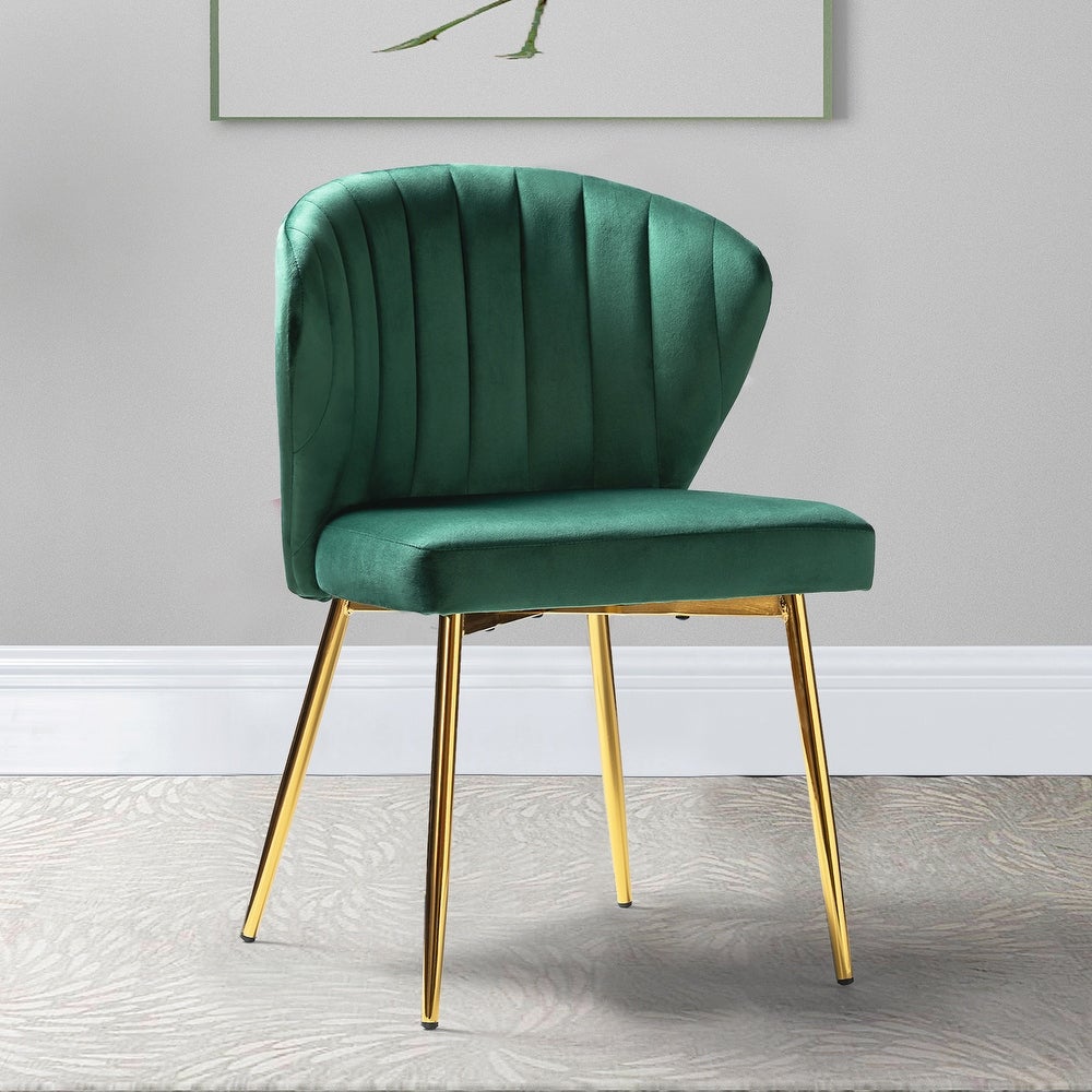 Luna Upholstered Side Chair with Tufted back