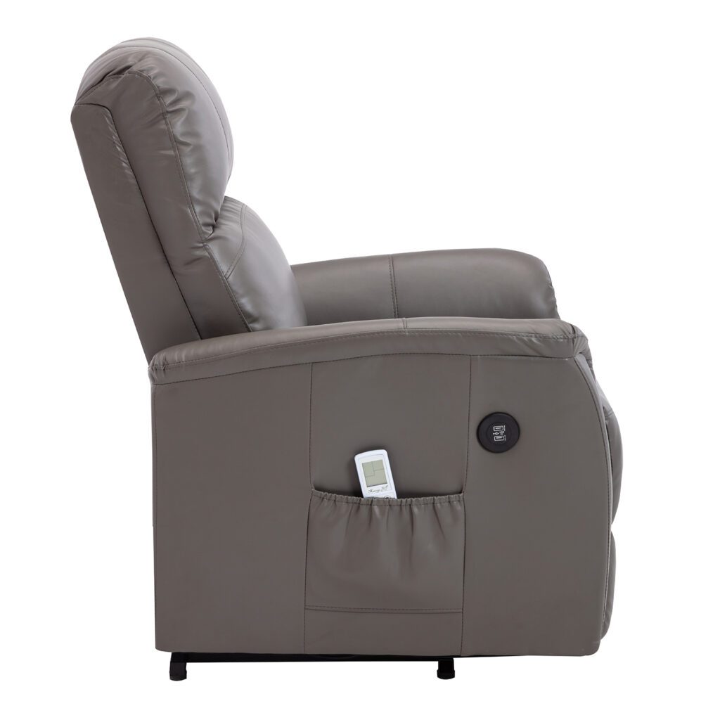 Lifesmart Luxury Leather Power Lift and Recline Massage Chair with Heat Therapy New