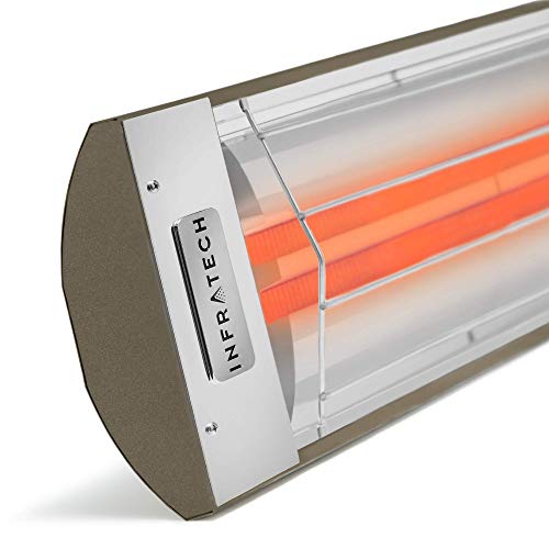 Infratech CD-6024 BR Stainless Steel 61.25” Dual Element Fixture 6000 Watt, 240 Volt, Bronze Finish
