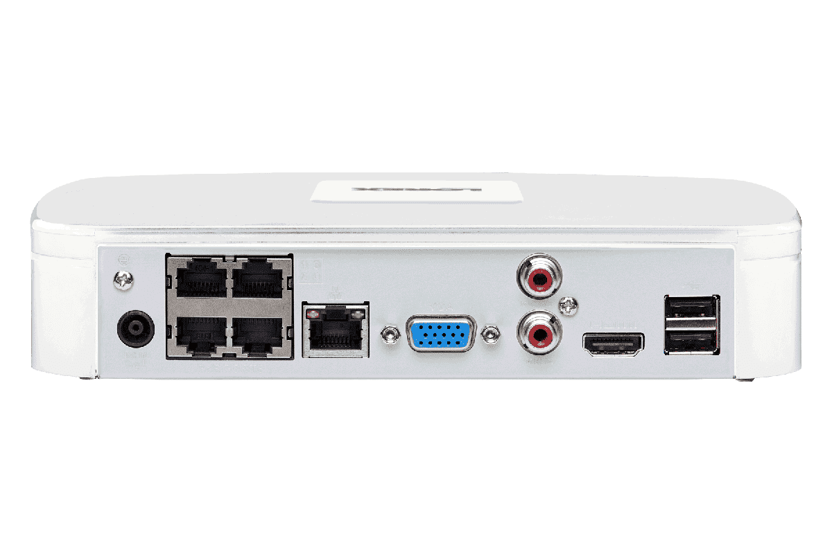 Lorex LNR341C4BW 4 Camera 4 Channel 1080P Indoor/Outdoor DVR Surveillance Security System New