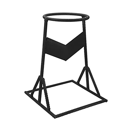 zlw-shop Firewood Kindling Splitter 20.0 Inch (H) Manual Rebar Wood Splitter Manual Kinding Log Wood Splitter with Square Base and V-Shaped Blade