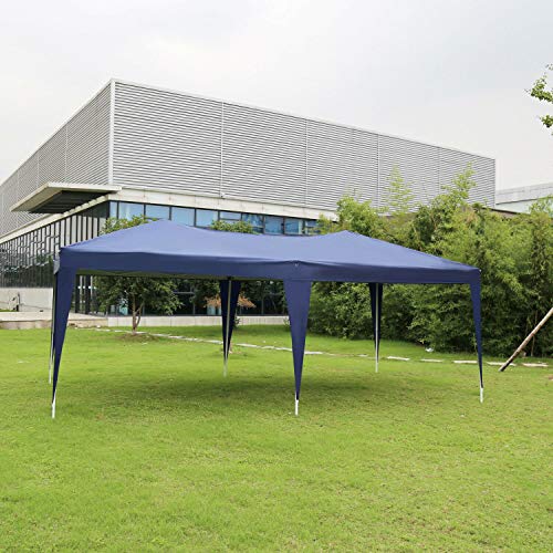 Kinbor 10 x 20 ft Outdoor Party Tent Easy Pop Up Portable Adjustable Folding Canopy Gazebo Pavilion Wedding Patio Shelter