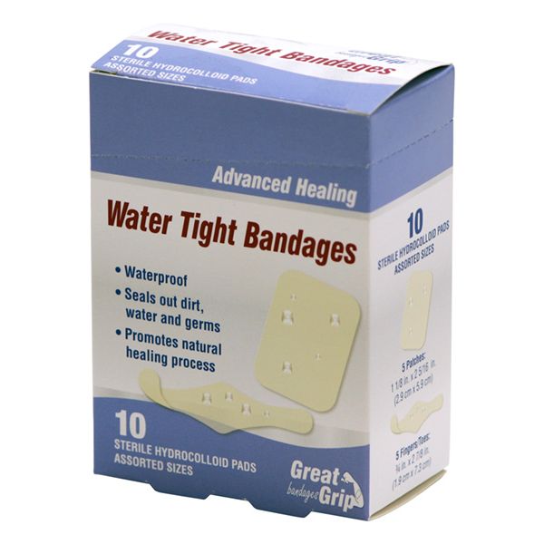 Medique Water Tight Sterile Hydrocolloid Pads - 10/box