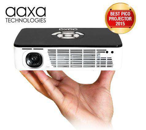 AAXA P300 HD LED DLP Mini Portable Pico Projector with 500 LED Lumens HDMI Mini-VGA New