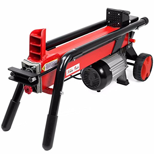 Stark Industrial 7-Ton Electrical Log Splitter Wood Cutter 15Amp Handle with Built-In Wheels
