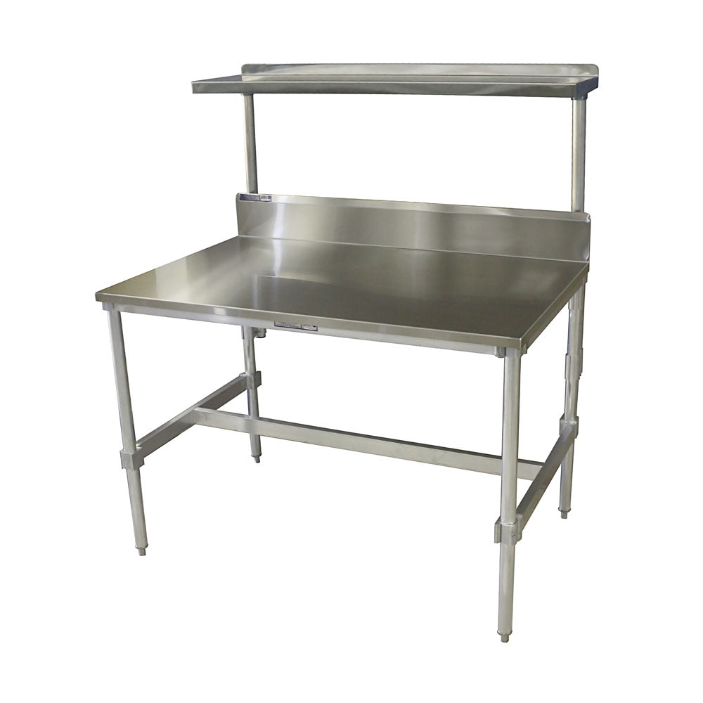 PVI Food Service Stainless Top I-Frame Table