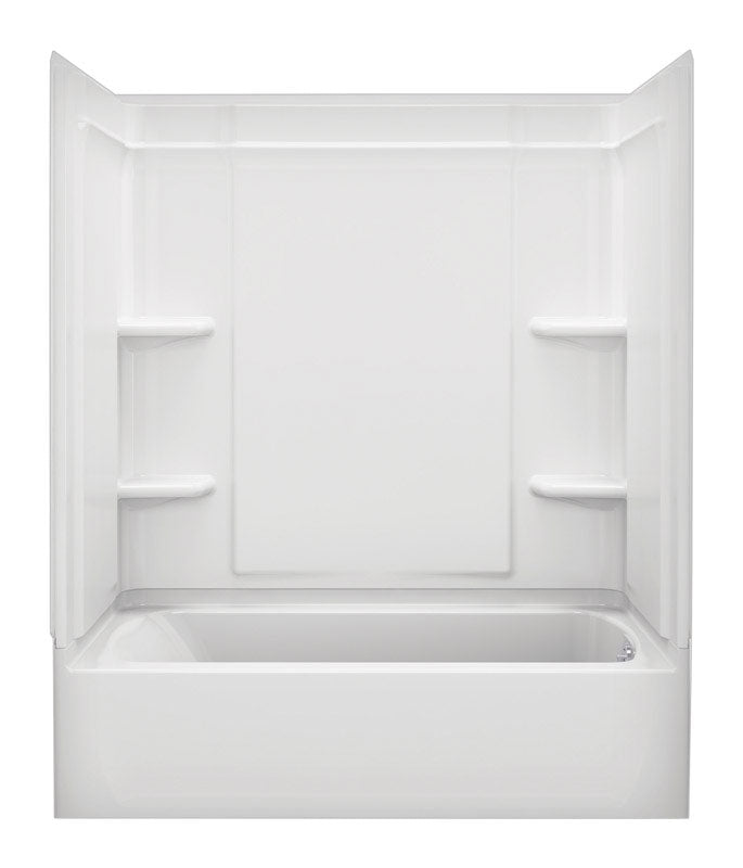 Sterling Ensemble White Bathtub Wall Surround