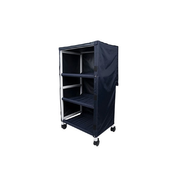 Mor-Deluxe New Era Patent Pending Laundry Cart with Shelves