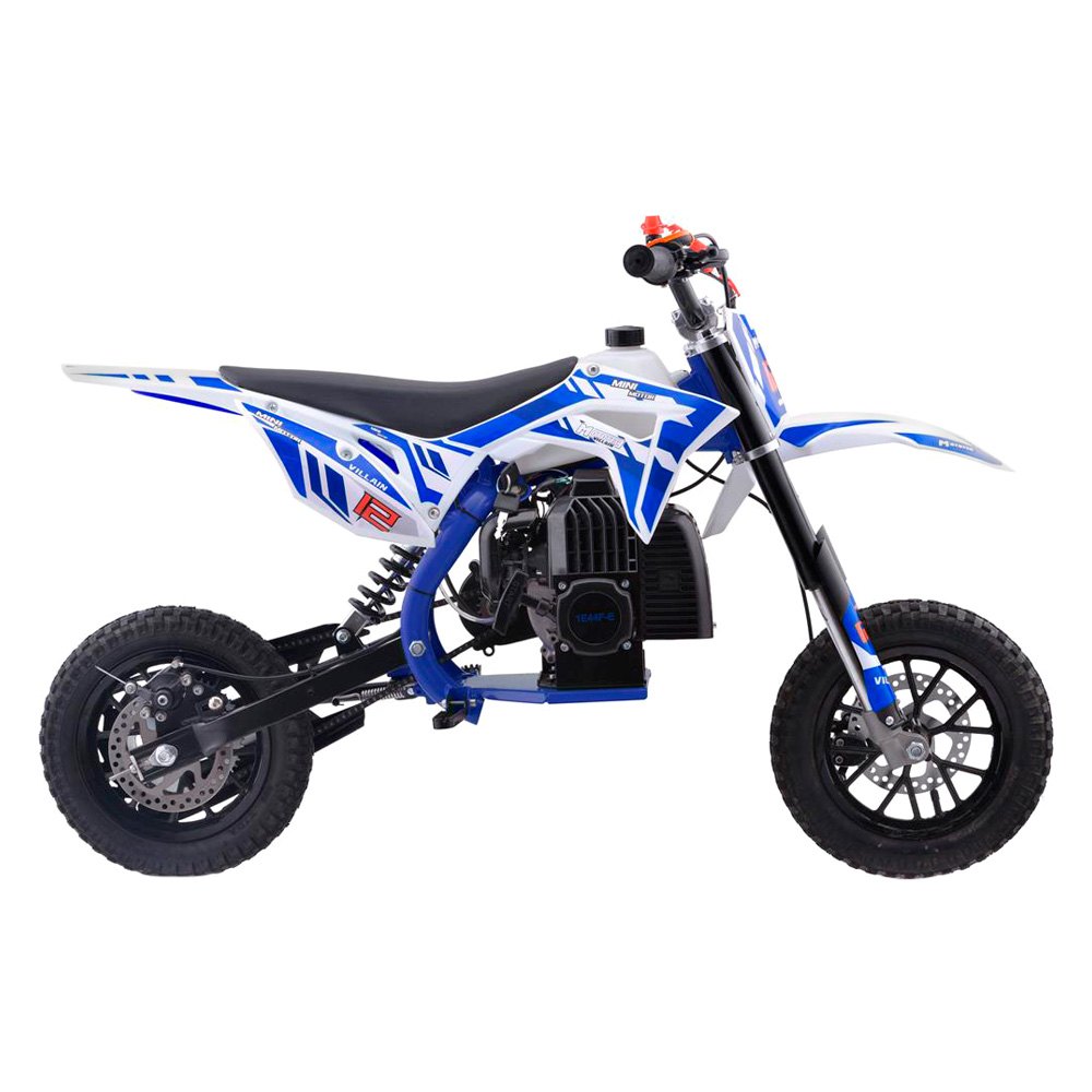 MotoTec Villain 52cc 2-Stroke Kids Gas Dirt Bike