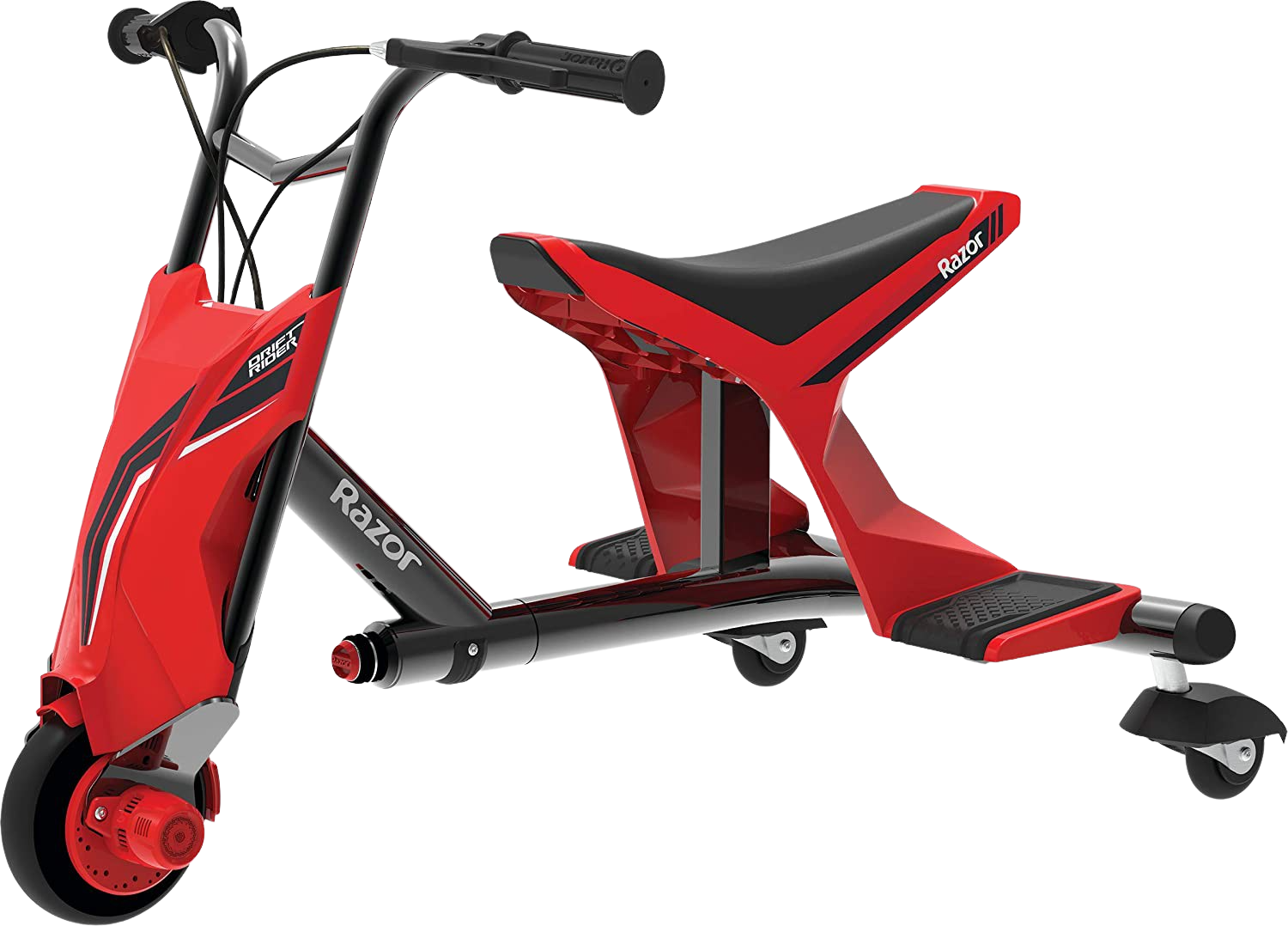 Razor Drift Rider Up To 40 Minute Run Time 9 MPH Electric Cycle Red Black New