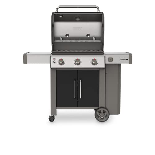 Weber 61015001 Genesis II E-315 3-Burner Liquid Propane Grill, Black