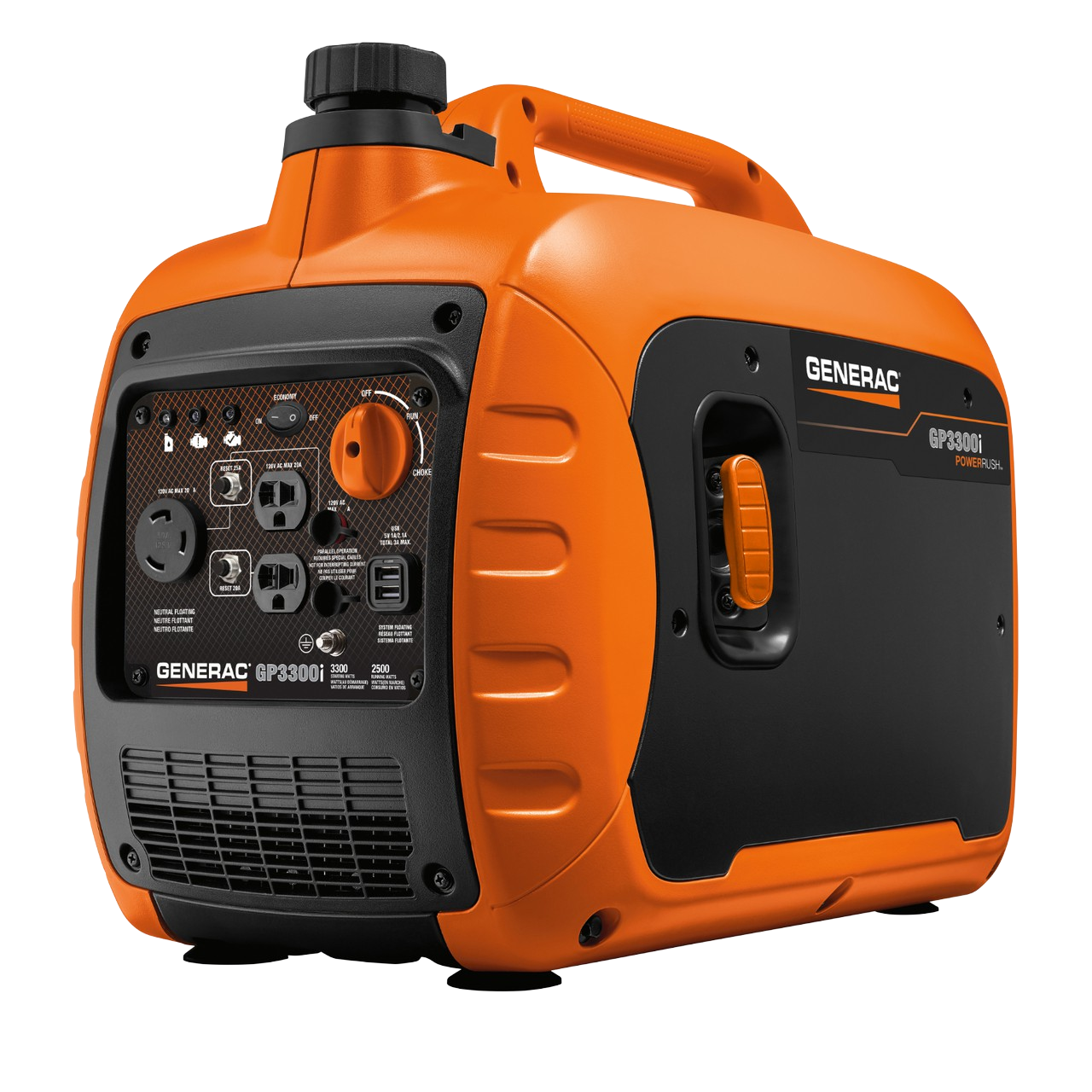 Generac GP3300i 2500/3300w 7154 Gas Inverter Generator Scratch and Dent