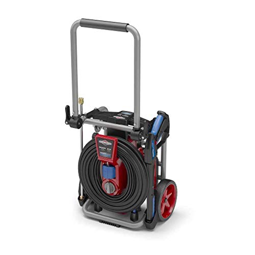 Briggs & Stratton S2000P 2000 MAX PSI at 1.1 GPM Electric Pressure Washer with Power flow+ Technology, Detergent Tank, 25-Foot High-Pressure Hose, and 7-in-1 Nozzle