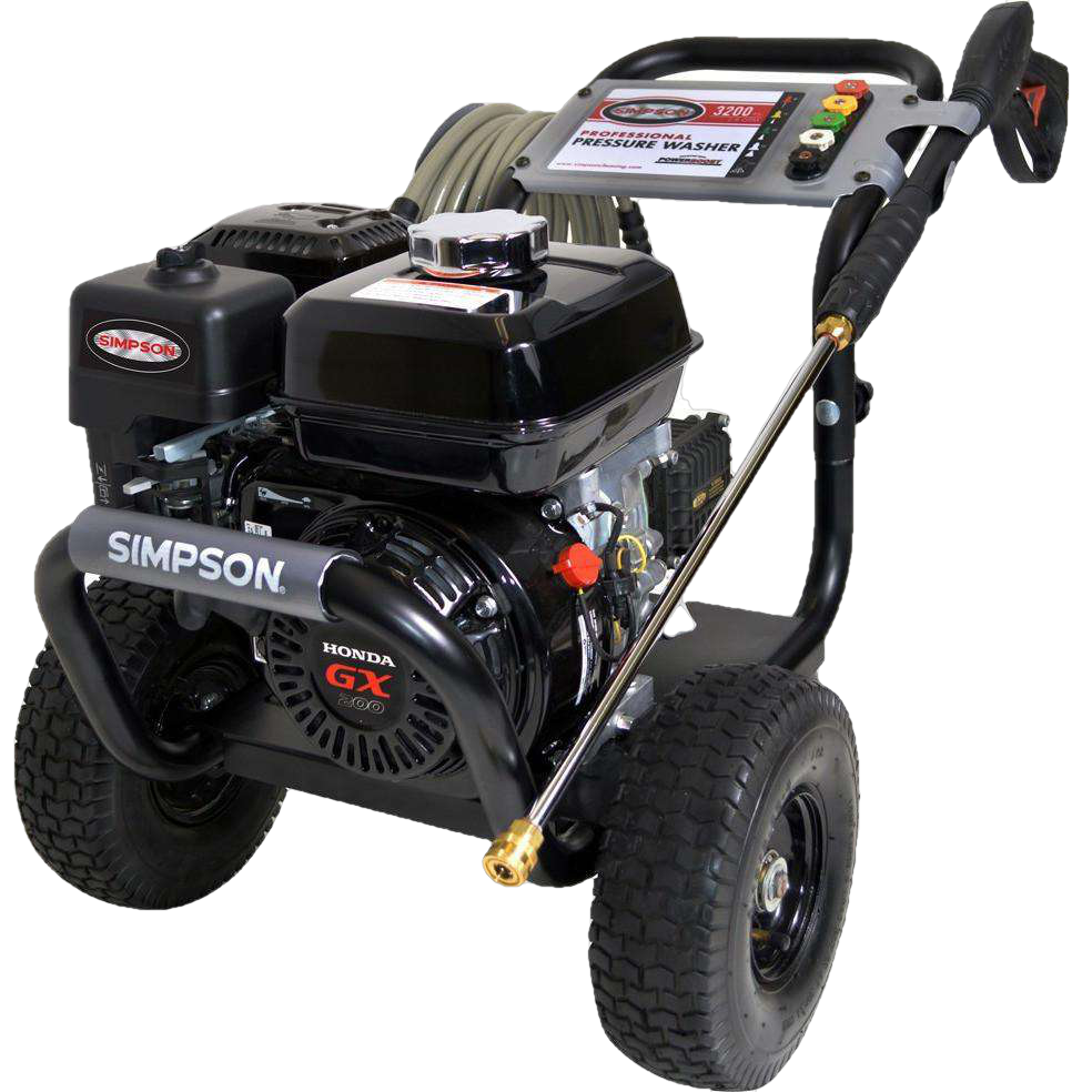 Simpson PS3228 PowerShot 3300 PSI 2.5 GPM Honda GX200 Gas Pressure Washer
