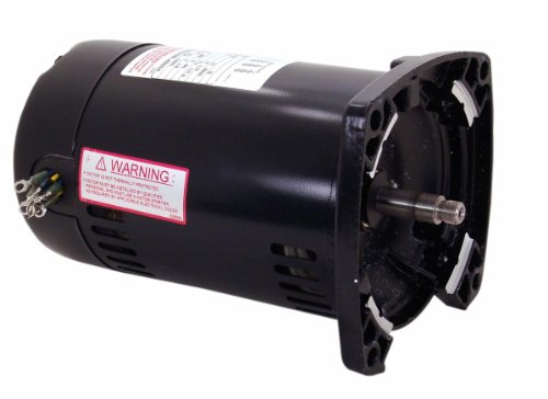 A.O. Smith Q3102 1 HP, 3450 RPM, 4.7/2.6 Amps, 1.65 Service Factor, 48Y Frame, three phase, ODP Enclosure, Square Flange Pool Motor