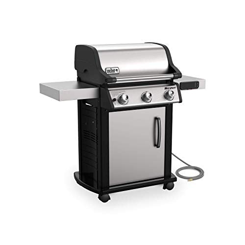 Weber 47502401 Spirit SX-315 SS NG Natural Gas Grill, Stainless Steel