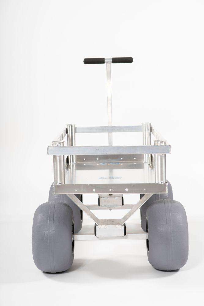 Alumacart Calypso Cruiser Rust Resistant Beach and Fishing Wagon with Rod Holders New