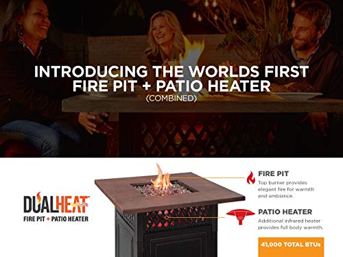 Golden Flame Endless Summer Donovan DualHeat Fire-Table and Patio Heater (Propane-Gas)