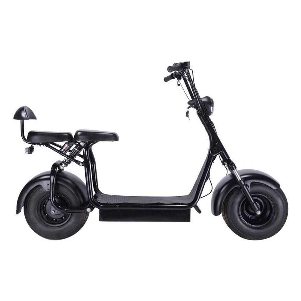MotoTec Knockout 60v 1000w Black Electric Scooter