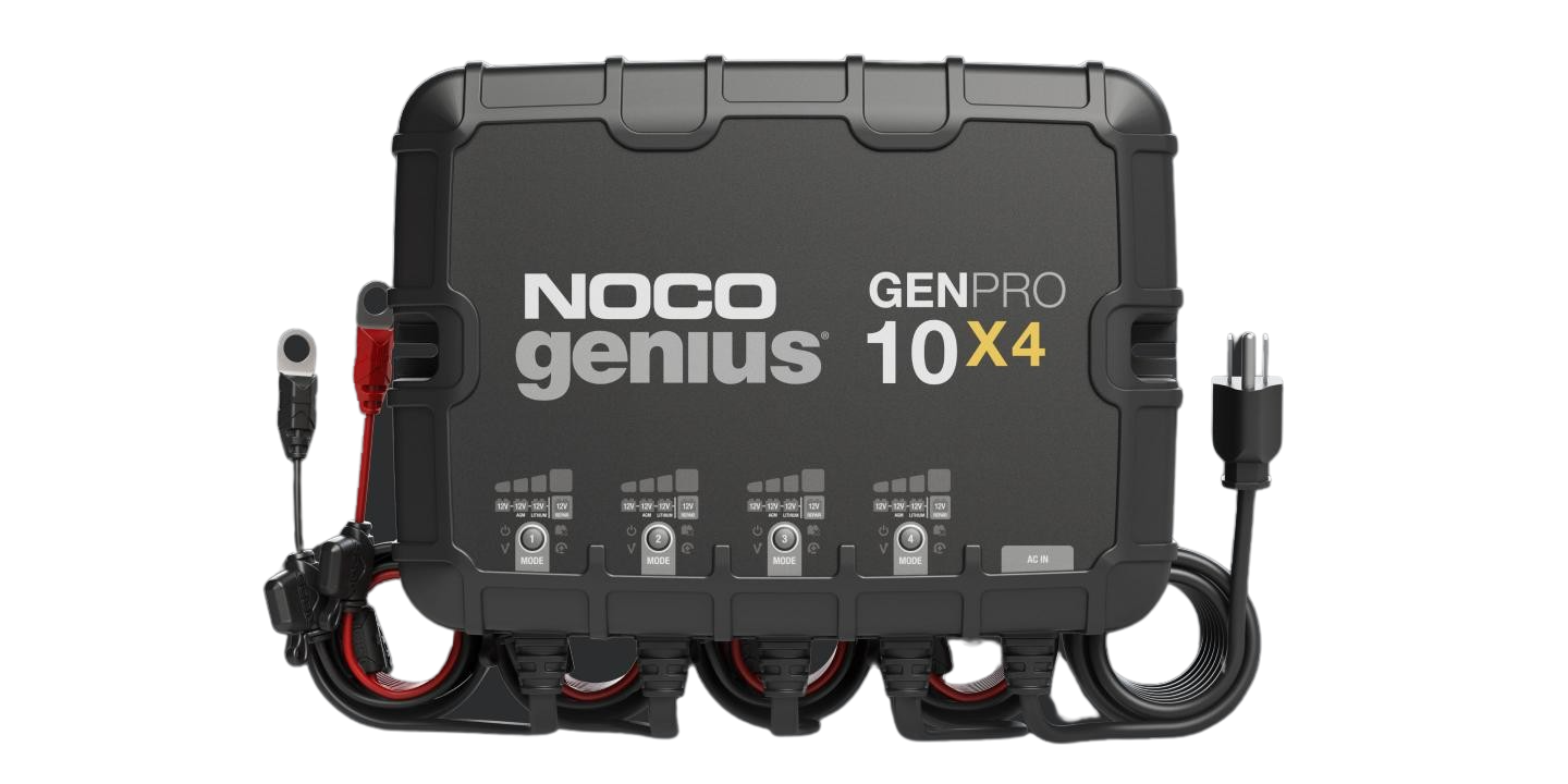 NOCO GENPRO10X4 12V 4-Bank, 40-Amp On-Board Battery Charger New