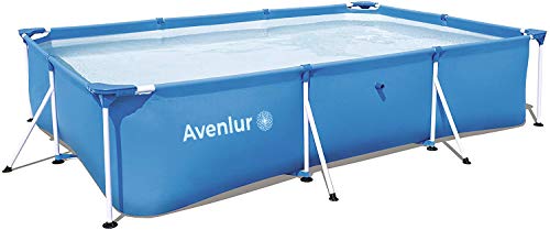 Avenlur Steel Pro Rectangular Above Ground Swimming Pool (Pool Only) (118