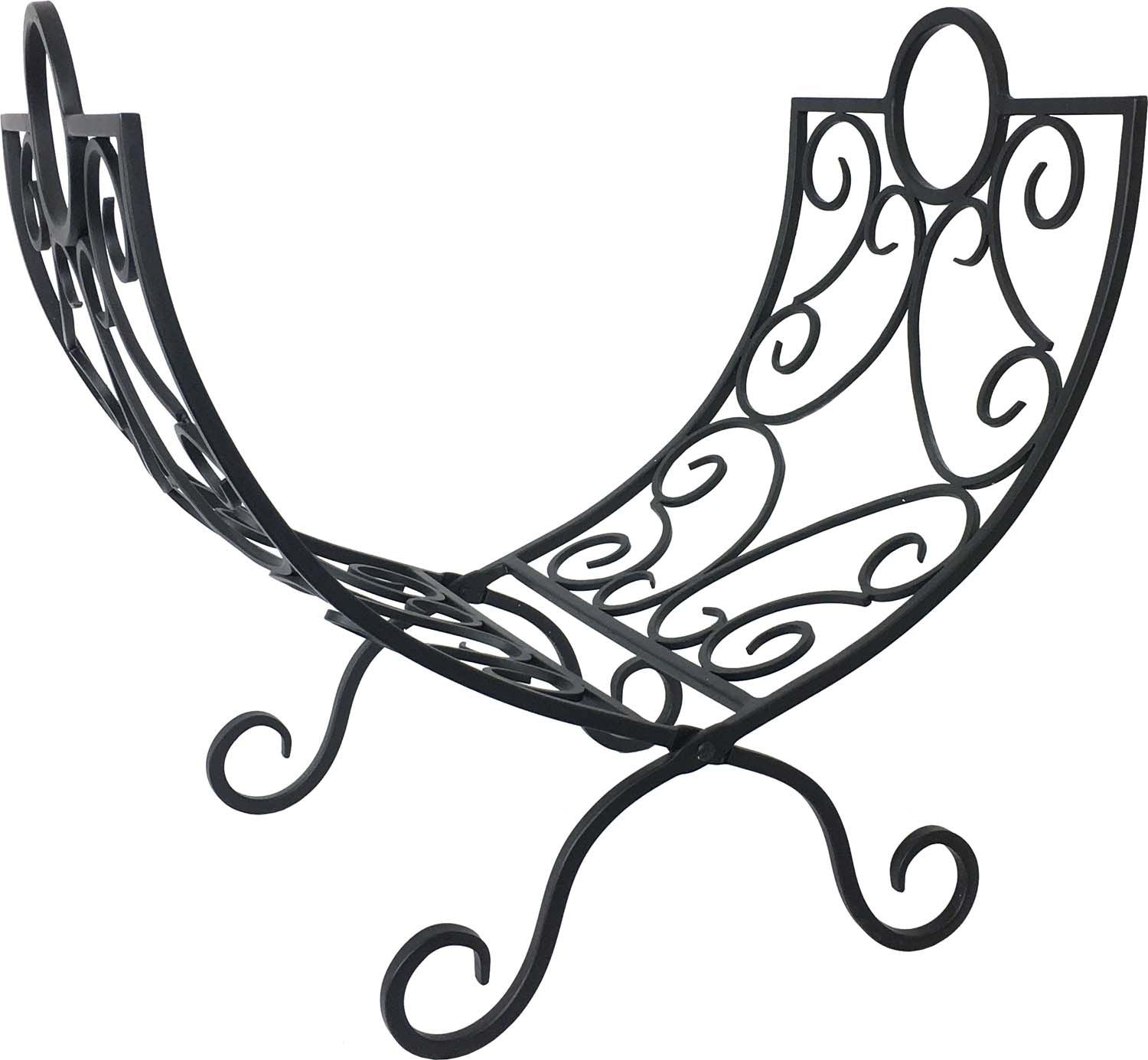 Dagan Black Wrought Iron Log Holder