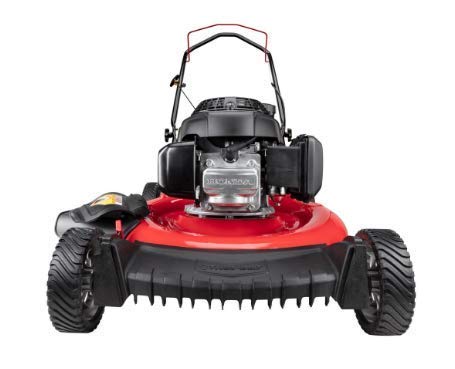 Troy-Bilt TB160 21 in. 160 cc Gas Walk Behind Push Mower with High Rear Wheels and 3-in-1 Cutting Triaction Cutting System