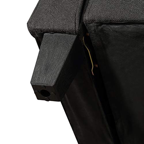 Harper & Bright Designs Sofa Couch Living Room Furniture Sofa Sets (1-seat+loveseat+3-seat, Light Black)