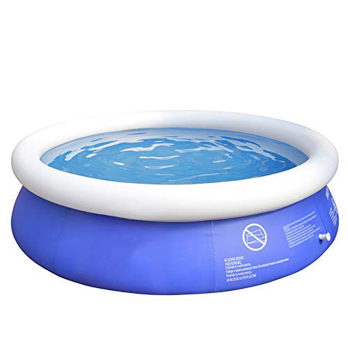 WSZGR Round Inflatable Swimming Pool,Above Ground Pools,Outdoor Backyard Garden Easy Set Blow Up Pools for Kids and Adluts 240x76cm(94x30inch)