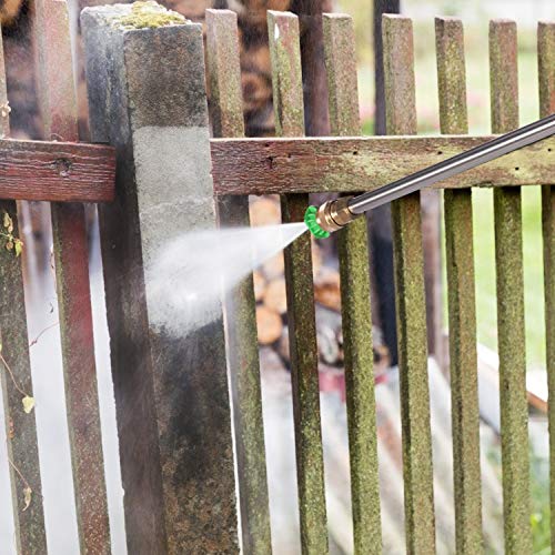 Homdox Electric Pressure Washer 2600 PSI,1.6 GPM Power Washer 1800W High Pressure Washer Car Washer with 4 Nozzles (Green)