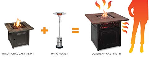 Golden Flame Endless Summer Donovan DualHeat Fire-Table and Patio Heater (Propane-Gas)