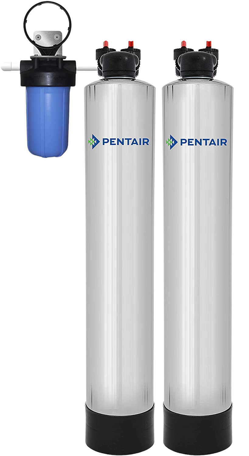 Pentair Pelican PSE2000-P Whole House Water Filtration and NaturSoft Water Softener Alternative New