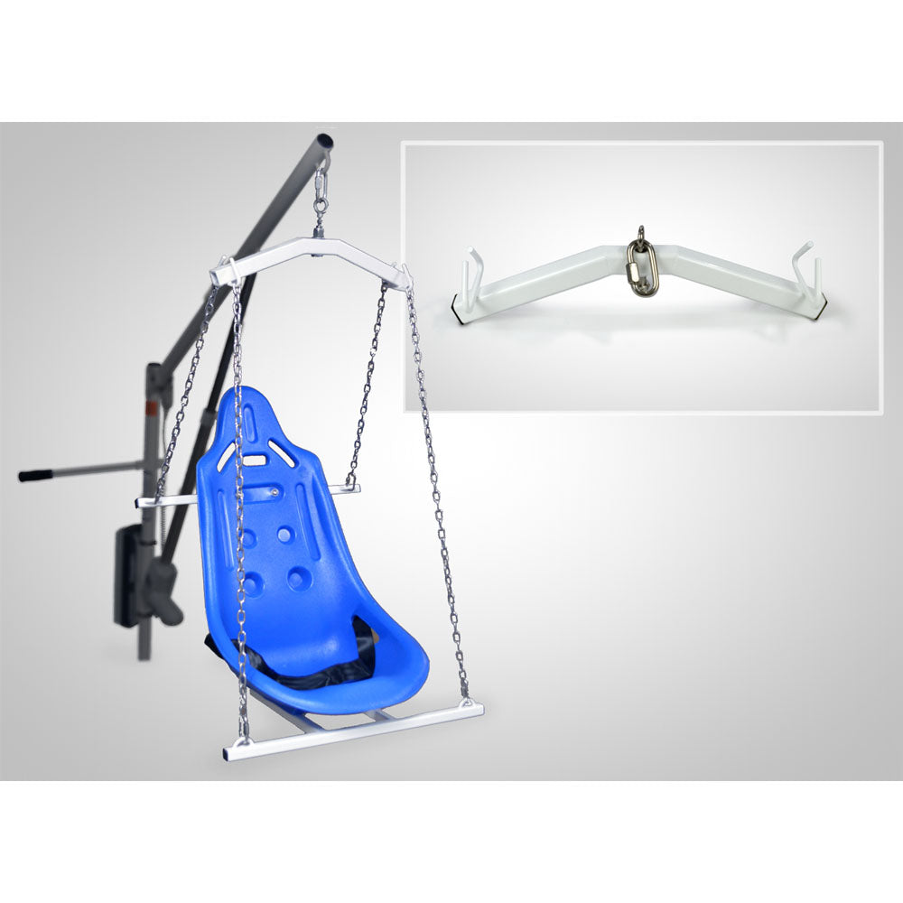 Aqua Creek Hard Seat and 4 Point Hanger Bar for Ez Pool Lift