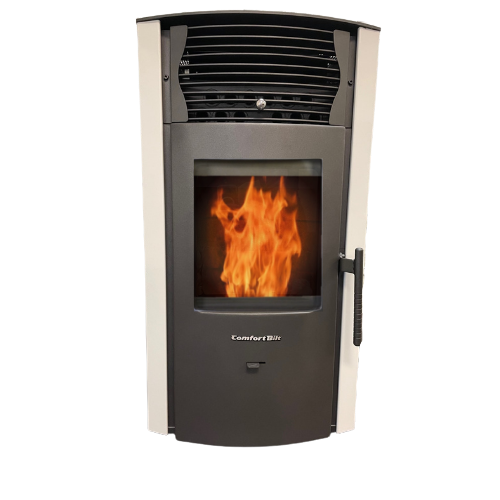 ComfortBilt HP50 2,200 sq. ft. EPA Certified Pellet Stove with Auto Ignition and 47 lb Hopper Arctic White New