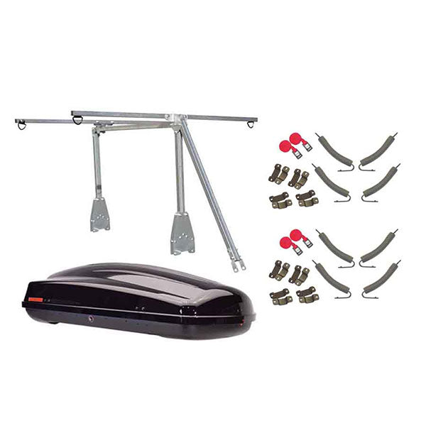 Malone LowMax 2 Kayak w/ Cargo Box Trailer Package