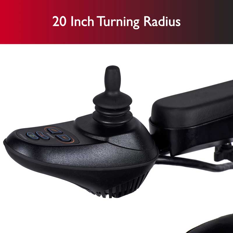 Zip’r PC 12V 320W Power Electric Wheelchair Blue New