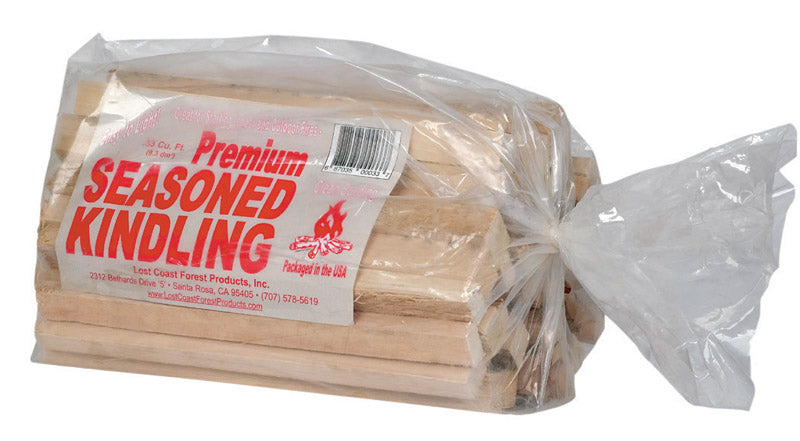 Lost Coast Premium Wood Seasoned Kindling 0.33 cu. ft. (Pack of 60)
