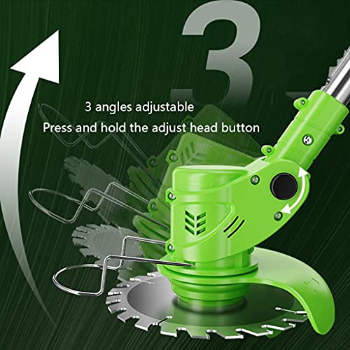 Electric Lawn Mower Small Household Lawn Mower Rechargeable Lawn mower-1600W-mowing/weeding/shrubs Easily Replace Manual Weeding