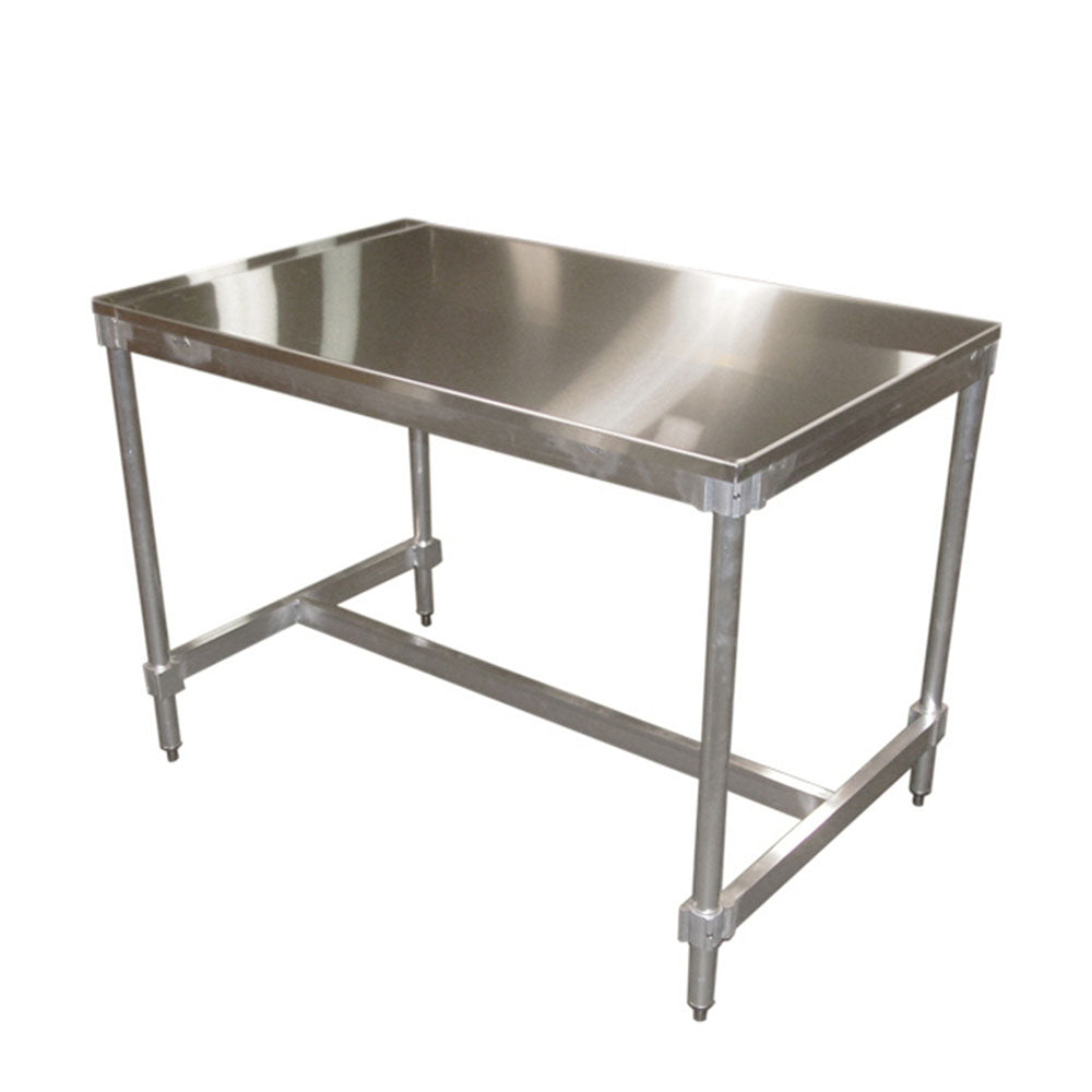 PVI Food Service Stainless Top I-Frame Table