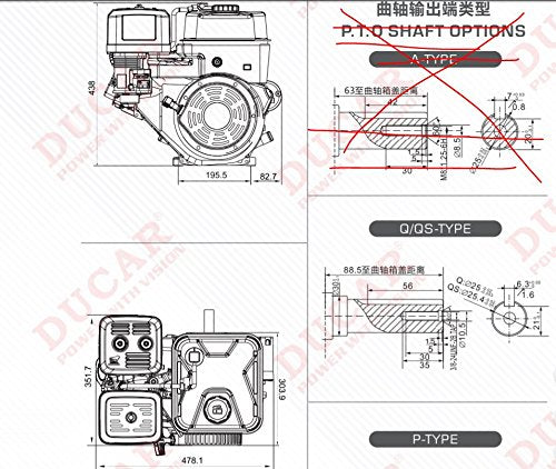 Tool Tuff Log Splitter Build Kit - 15 hp Electric-Start Engine, 28 GPM Pump, Coupler, Mount & Hardware