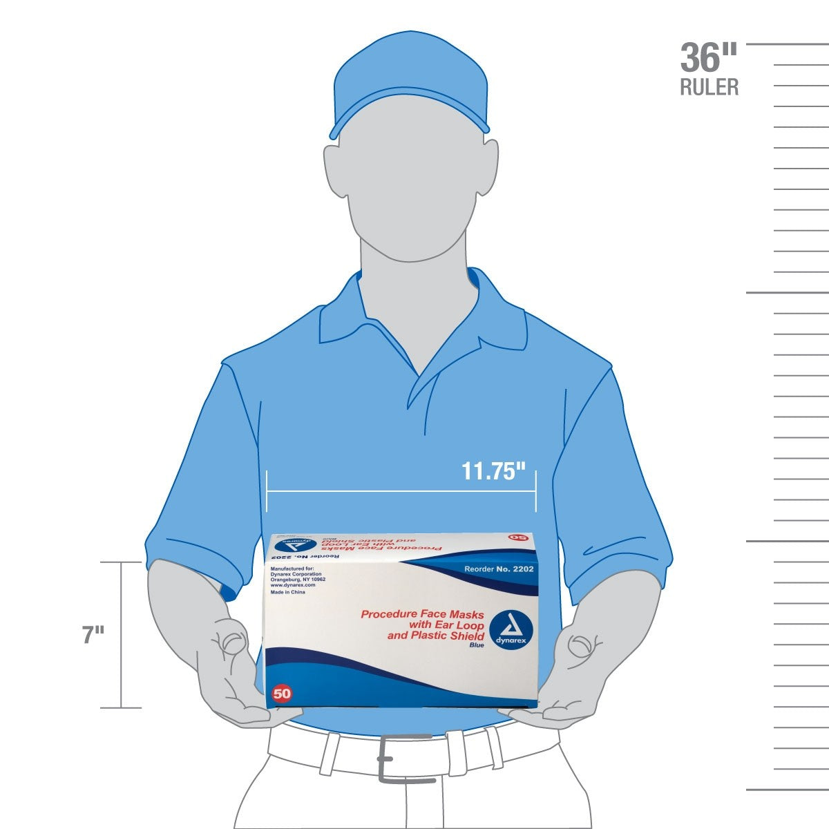 First Aid Only Eye Cover With Ear Loop Mask